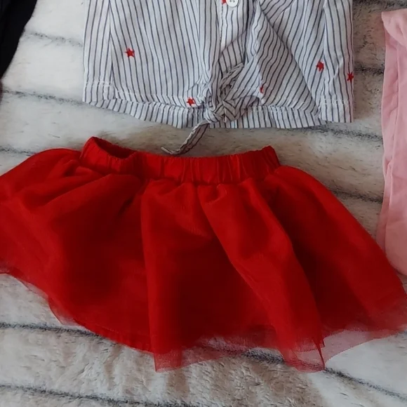 CAT & Jack Skirt set Size 6/9 mo - Picture 5 of 7